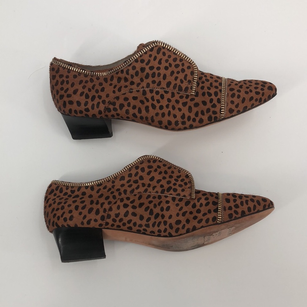 Rebecca Minkoff Macey Zip Trim Oxford Heel - Size 7.5